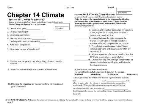 Ch 14 climate study guide answers Ebook Epub